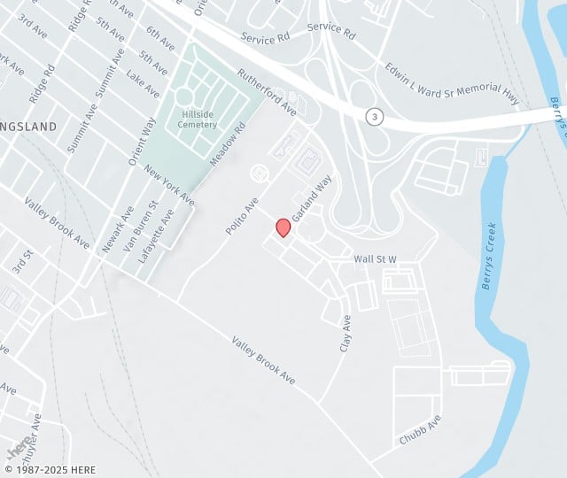 Location Map: 1050 Wall Street West, Ste 120 Lyndhurst, New Jersey 07071